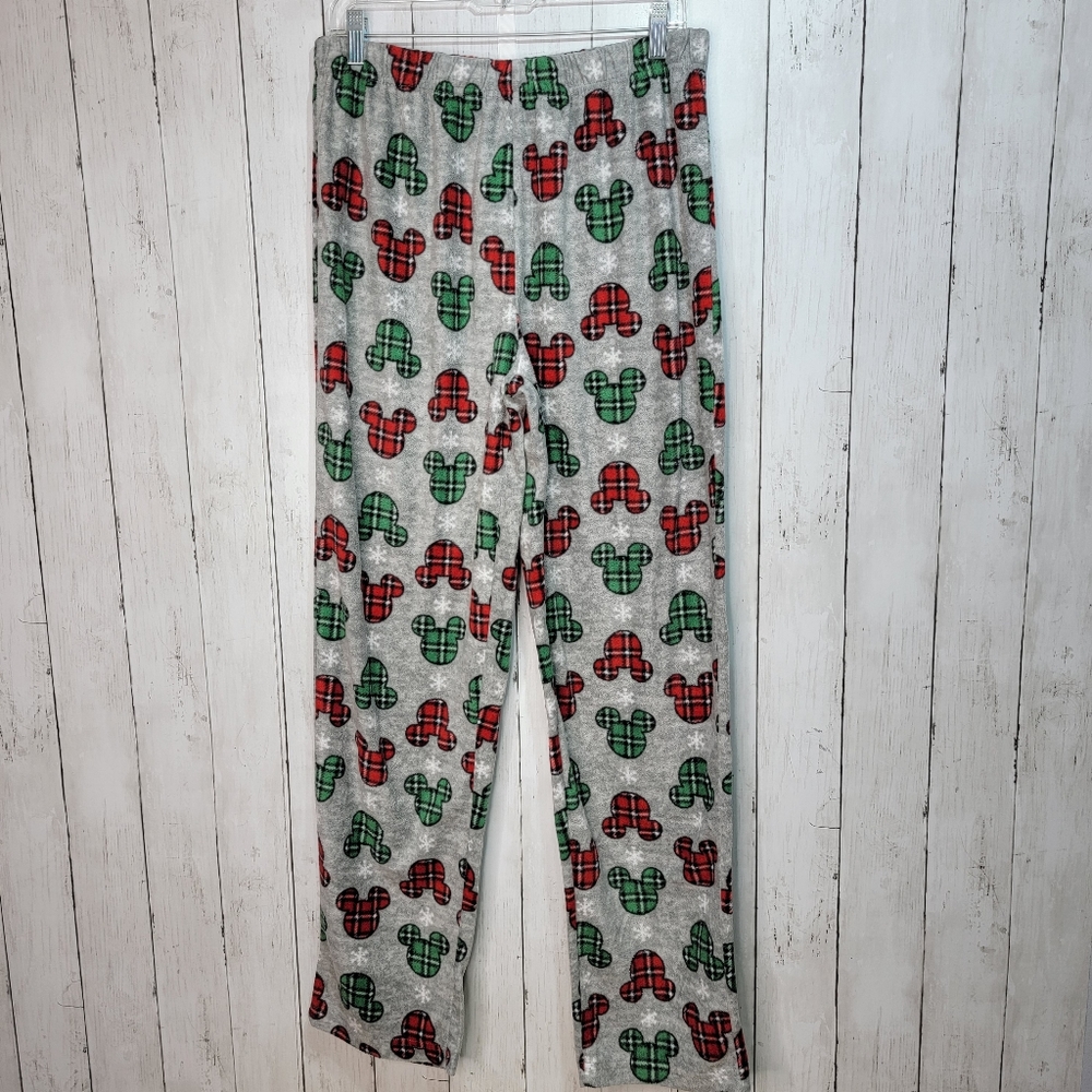 DISNEY HOLIDAY MICKEY MOUSE Women's Fleece Pajama Pants Size XL.